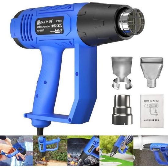 Set 5 Buses Pour Décapeur Thermique Vonroc - Compatible HA501AC/HA502AC - Inclus Allume-barbecue