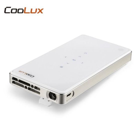 Projecteur DLP Portable COOLUX Q6 - 854 x 480 P - 100 Lumens - WiFi 2.4/5 GHz - Bluetooth 4.0