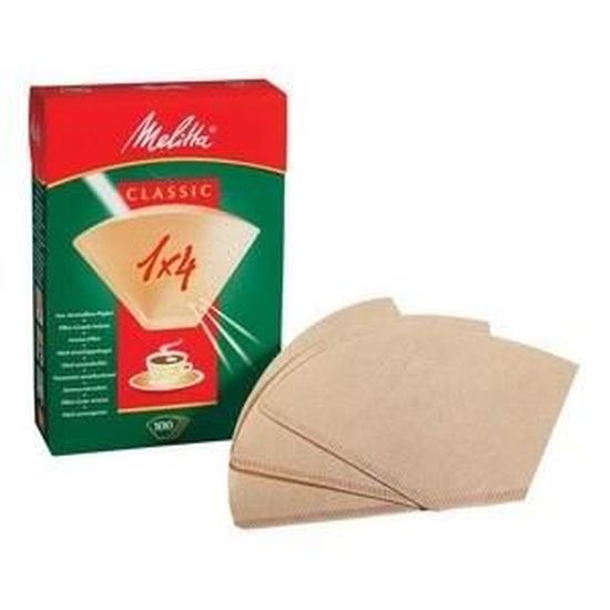 Filtre rond brun Melitta lot de 10 boites.