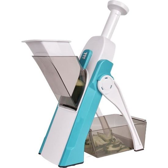 Mandoline De Cuisine SupMaKin - Coupe Légumes Sécurisé Avec Lames Inox