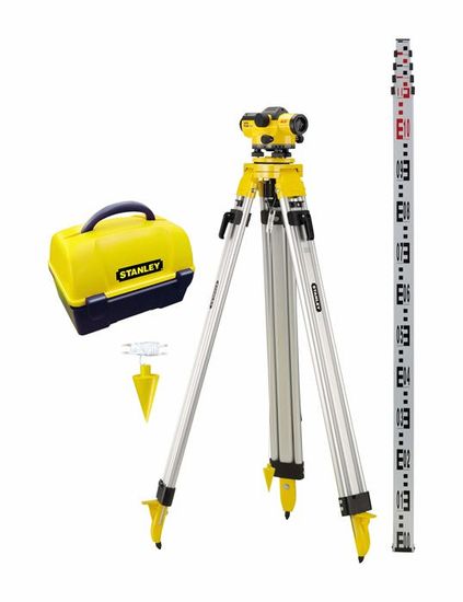 Niveau Optique Automatique Leica NA320 - Grossissement 20x - Précision 2,5 Mm - Étanche IP54 - Pour Chantier BTP