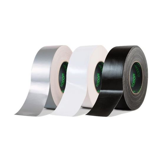 Lot De 3 Rouleaux Ruban Adhésif Blindé - 5 Cm X 10 M, Extra Fort, étanche, Rouge/vert/bleu