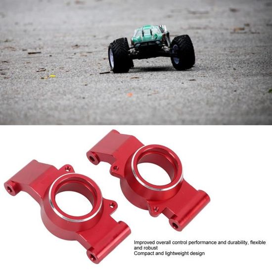 Porte-poussoirs AR Integy Gris Pour Traxxas Sledge 1/8 4x4 – CNC Usinés