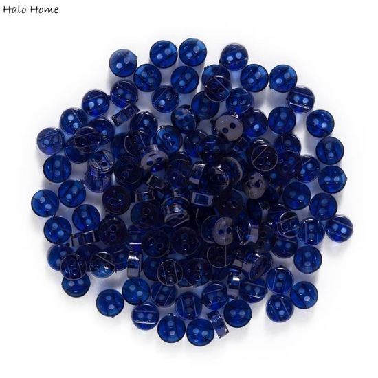 150 Boutons Transparents En Résine - 3 Tailles (10, 12.5, 15 Mm) - Pour Vêtements, Artisanat, Décoration