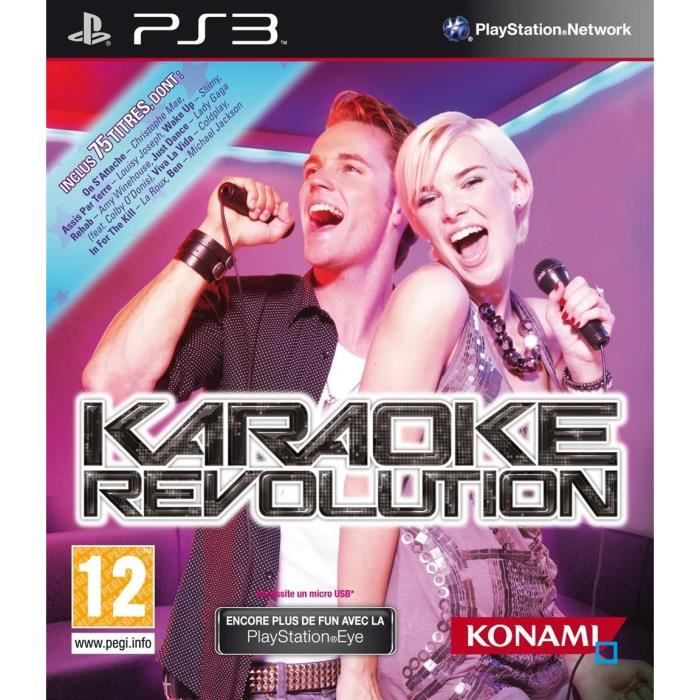 Karaoke Revolution / Jeu Console PS3