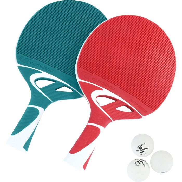 CORNILLEAU Pack Raquettes avec balles Tacteo Pack Duo