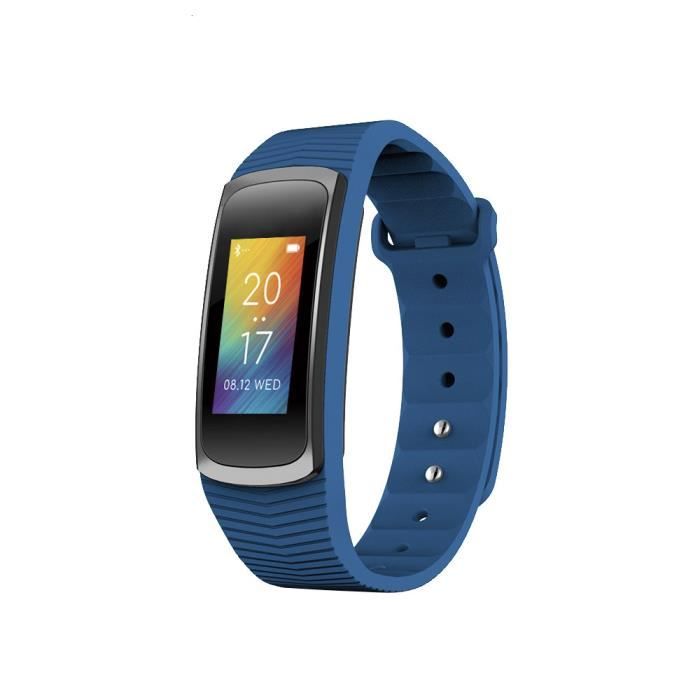 Bracelet connecté multi fonctions sport bluetooth 4.0 Abyx Fit bleu