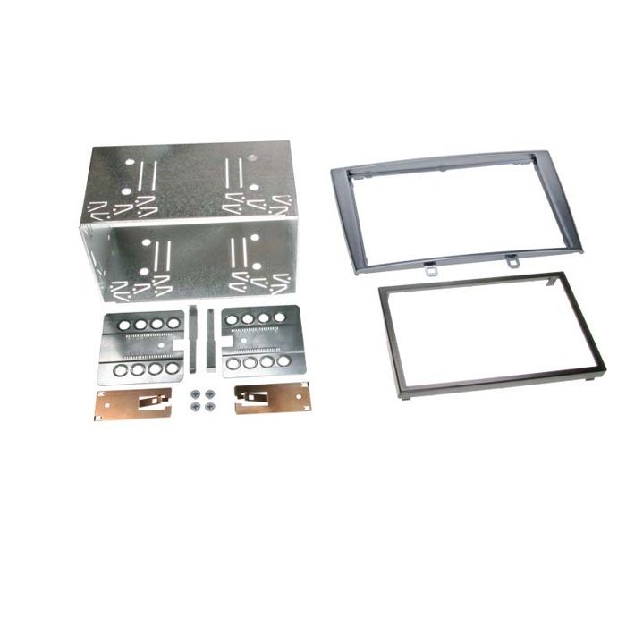 Adaptateur de façade 2-DIN Peugeot 308 / 308 CC gris