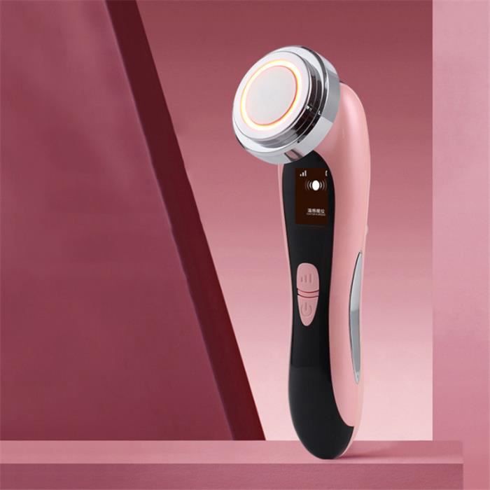 ACCESSOIRES DE NETTOYAGE DU VISAGE Mixte - Équipement de beauté multifonctionnel micro-courant - rose YH™
