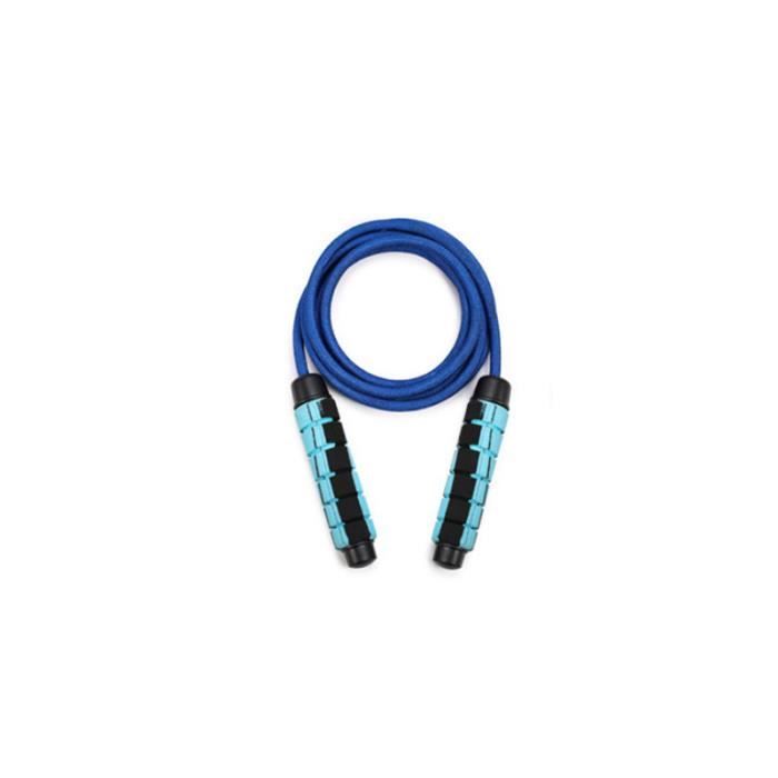 CORDE A SAUTER Mixte - Articles de sport d'entraînement à poids réglable à la corde à sauter - Bleu GT™