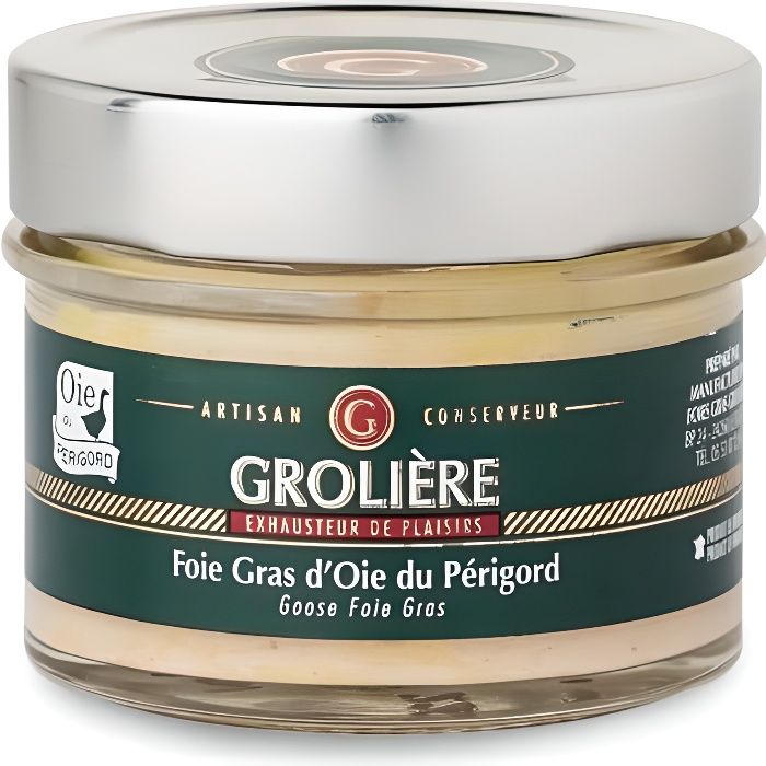 Foie Gras d'Oie Entier du Périgord (Poids en gramme: 70 g)