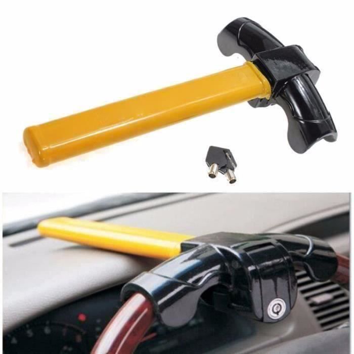AVANC Volant Antivol Canne Serrure Voiture Verrouillage Bloque Sécurité Universel+2 clés-,-isCdav-:false,-price-:15.88,-priceS-:44
