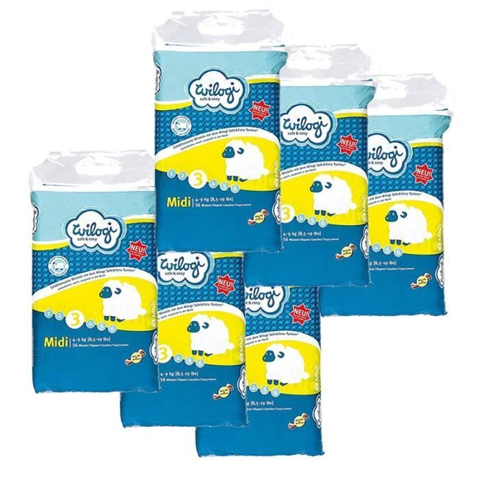Wilogi Taille 3 - 168 couches bébé