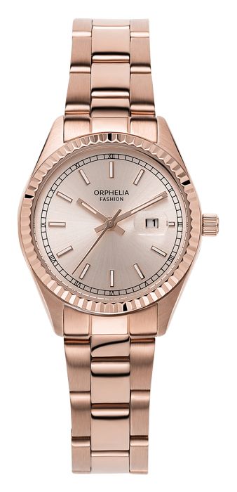 Orphelia Fashion - Montre Femmes - Quartz - Analogique - Bracelet en Acier inoxydable - Ip-rosé - OF12934