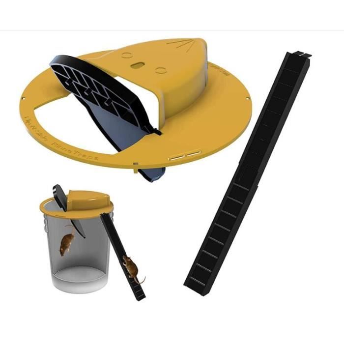 Slide Bucket Lid Mouse Rat Trap Multi Catch, avec Couvercle de Seau à Souris Compatible, piège à Rat Souris, Balance Mouse