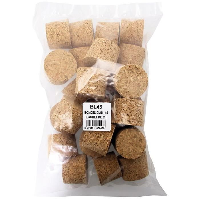 BOUCHONNERIE JOCONDI Bonde x25 - 33x45x40 mm