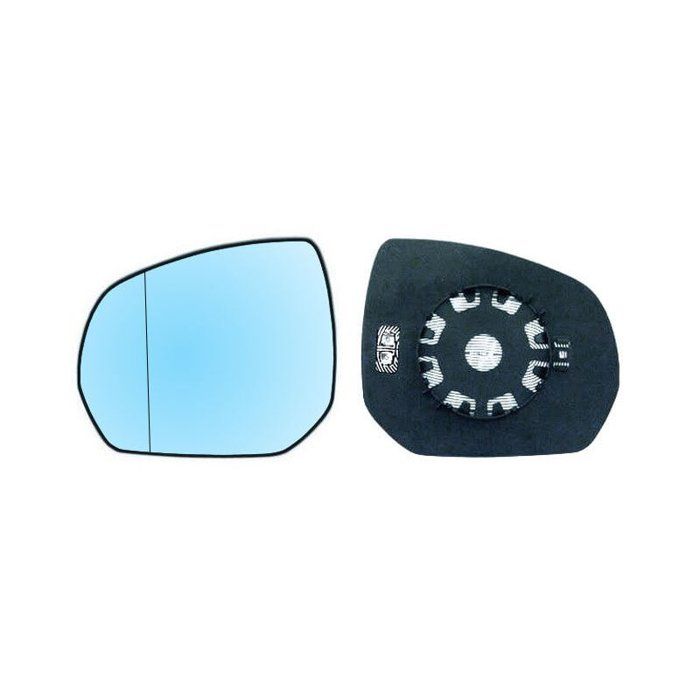 Miroir Glace rétroviseur gauche CITROËN C3 PICASSO phase 1, 2009-2012, bleu, dégivrant, à clipser.