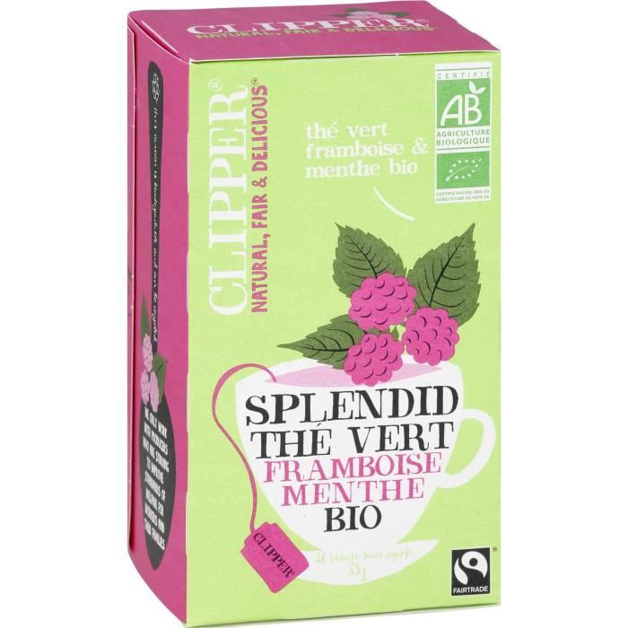 Clipper Thé Vert Framboise Menthe 35g