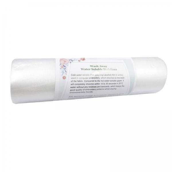 2x30yd 20cm Déchirant L'eau Stabilisateur De Broderie Soluble Dans L'eau Transferts De Film Clair CUTICATE