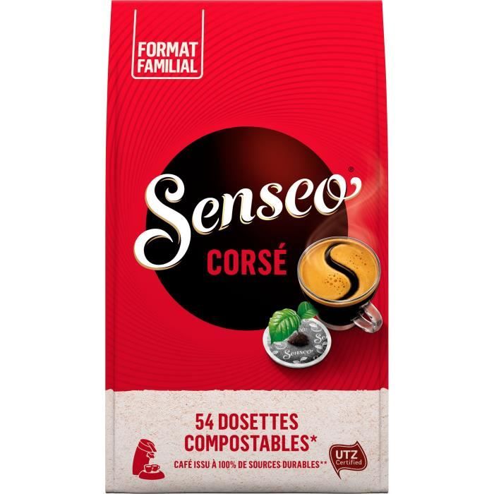 Café Senseo corsé x54 dosettes