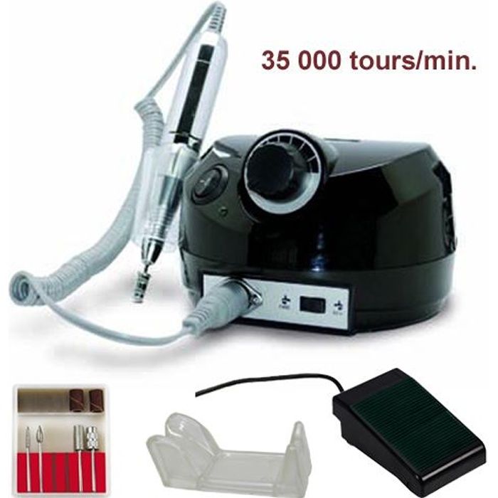 Ponceuse ongles 35000 tours avec pédale