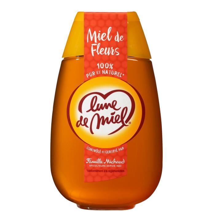 LUNE DE MIEL Miel de Fleurs - 450 g