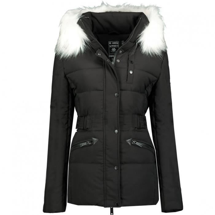 Parka Noire Fille Geographical Norway Chester