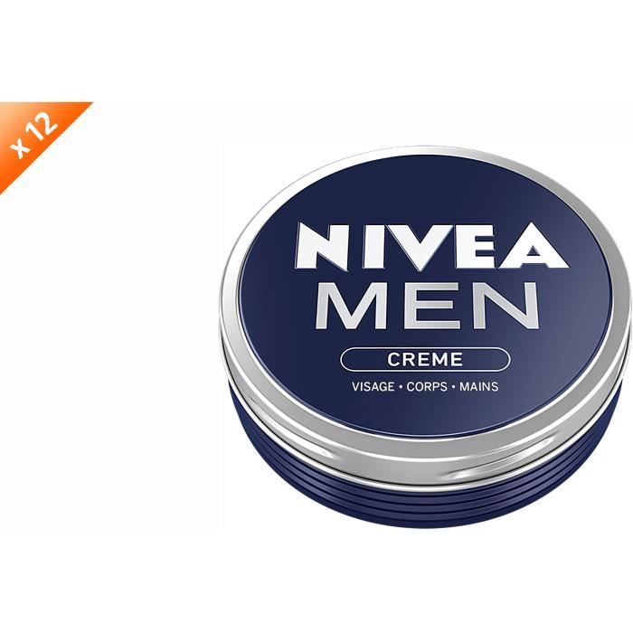 NIVEA MEN Crème - Visage, corps, mains - 150 ml x12