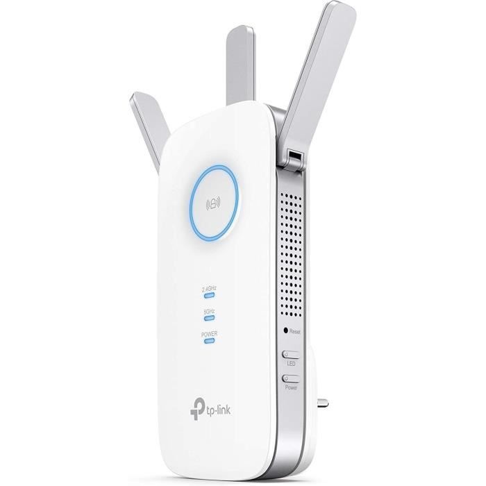 TP-Link Répéteur wifi puissant AC1750, Amplificateur WiFi , WiFi Extender, WiFi Booster, 1 Port Ethernet, RE450