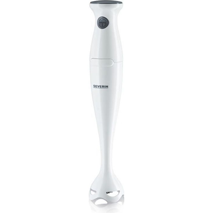 SEVERIN SM3736 Mixer plongeant, multifonction avec bouton-poussoir, 20 000 tours/min, prise en main et nettoyage faciles, blanc