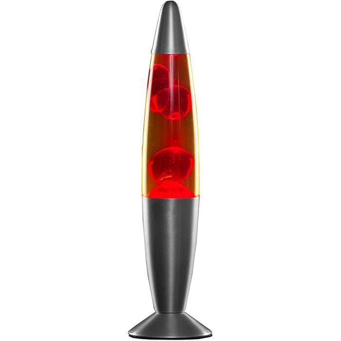 MODEZVOUS - Lampe Lave Fusée Magma Rétro - 2 ampoules 25 W fournies - Rouge