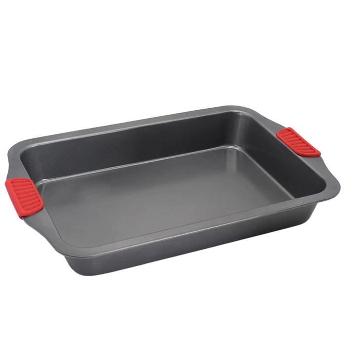 1 pc Four Moule À Gâteau En Silicone Poignées Cuisine Antiadhésive Rectangulaire Ustensiles MOULE A GATEAU - MOULE DE PATISSERIE