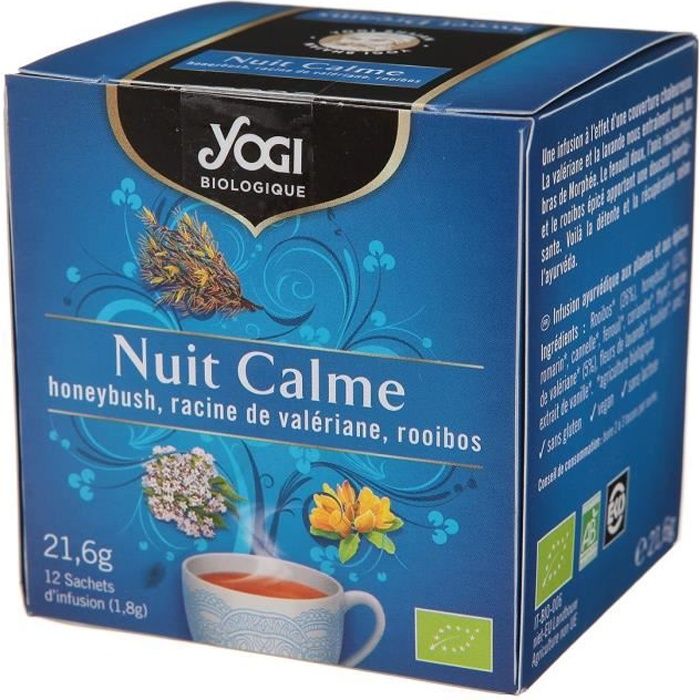 Yogi Biologique Infusion Nuit Calme Bio 12 sachets
