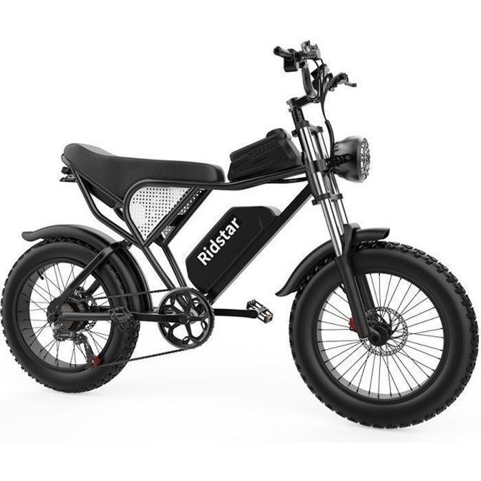 Fatbike - RIDSTAR - Q20 - Moteur 1000W - Batterie amovible 48V 20Ah - Frein hydraulique
