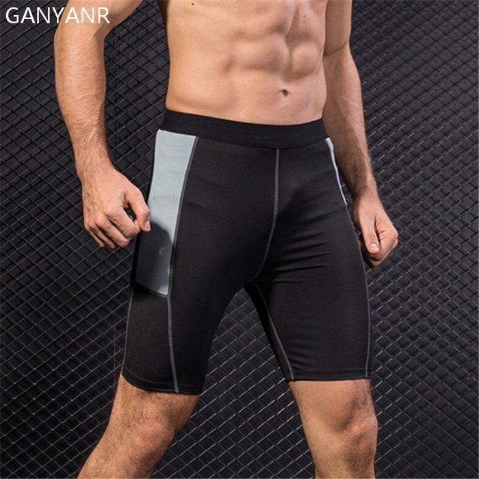 Short Sport Homme 5" Coton - Musculation, Gym, Beachwear - Taille Élastique