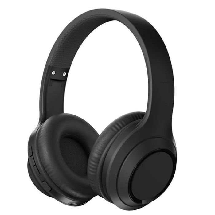 Casque sans fil casque stéréo casque de jeu avec micro pour appareil mobile (noir)