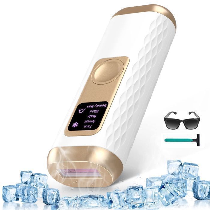 Épilateur à Lumière Pulsée (IPL) 999900 Flashs - Appareil D'épilation à Domicile, Générique, Neuf Sous Emballage