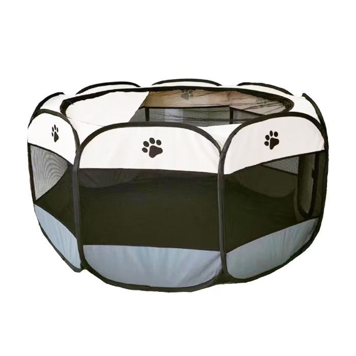 Meilleurs prix pour DDCAQIOUA®Parc pour Chiot Chien Chat Pliable - 91 x 91 x 58cm - Enclos pour chien, chaton,  petits animaux - Gris