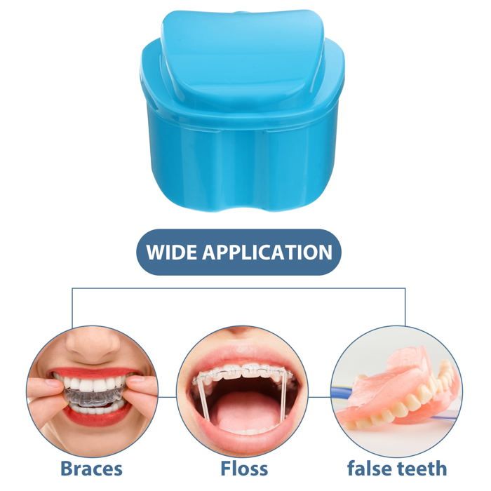 Lot De 12 Boîtes De Rangement Pour Prothèses Dentaires House Dentistry 100010 - Couleurs Assorties - Neuf