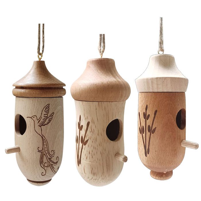 Meilleurs prix pour Nid DOiseau pour LExtéRieur à Suspendre à LIntéRieur pour Oiseaux DéCoration de Jardin Lot de 3