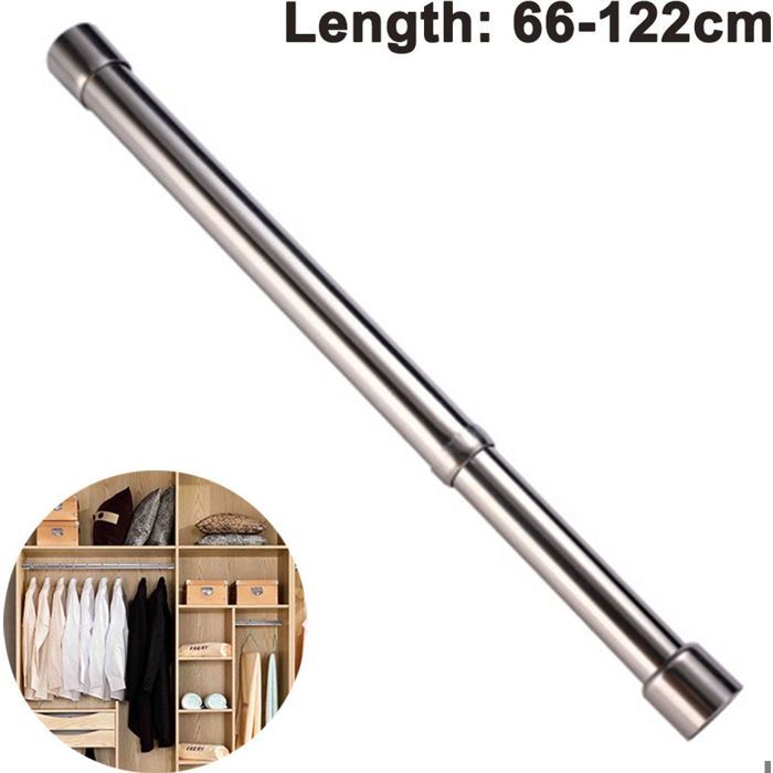 Tringle à Vêtements Extensible,Barre Penderie Extensible,Barre De
