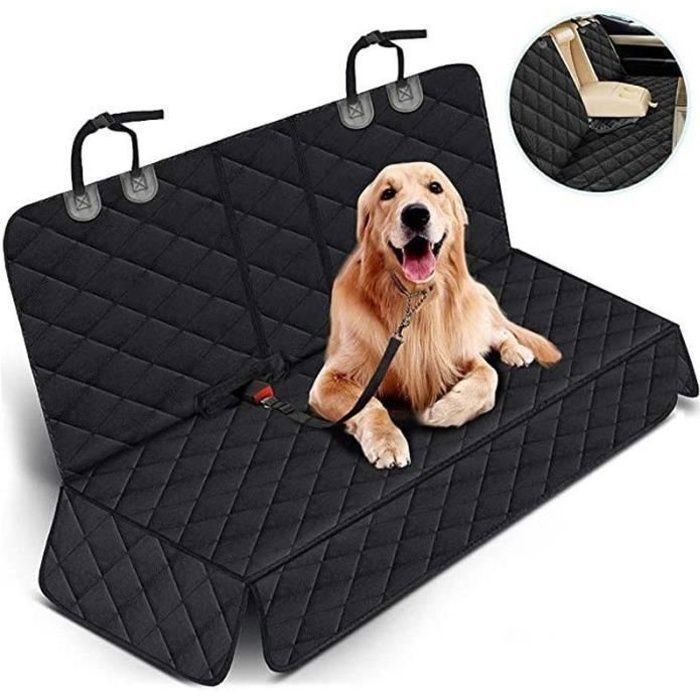Housse Protection Voiture Chien Ajustement Universel pour la Plupart des Voitures Housse de siège arrière imperméable