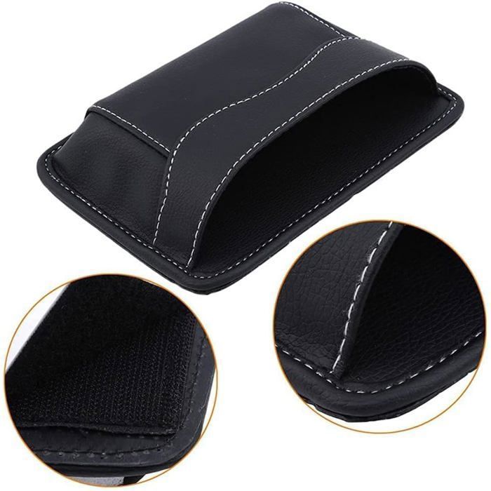 2 Pochettes De Rangement Pour Siège Auto - Organisateur Latéral Voiture, élastique, Pour Téléphone, Mouchoirs, Stylos - Installation Facile