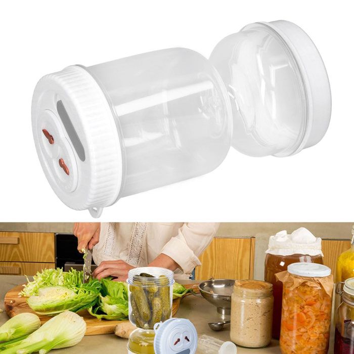 SURENHAP Pot de cornichon Pickle Bot Séparation à sec humide ...