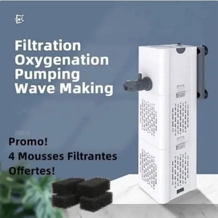 Comparer les prix de Pompe aquarium 15W 1000L/H Filtre Intérieur Aquarium Pour cycle deau oxygénation + 4 pcs Mousse de Filtration -blanc-keeper