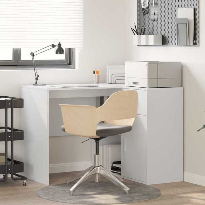 vidaXL Bureau dangle Blanc 102 x 50 x 75 cm Bois dingénierie 3337273