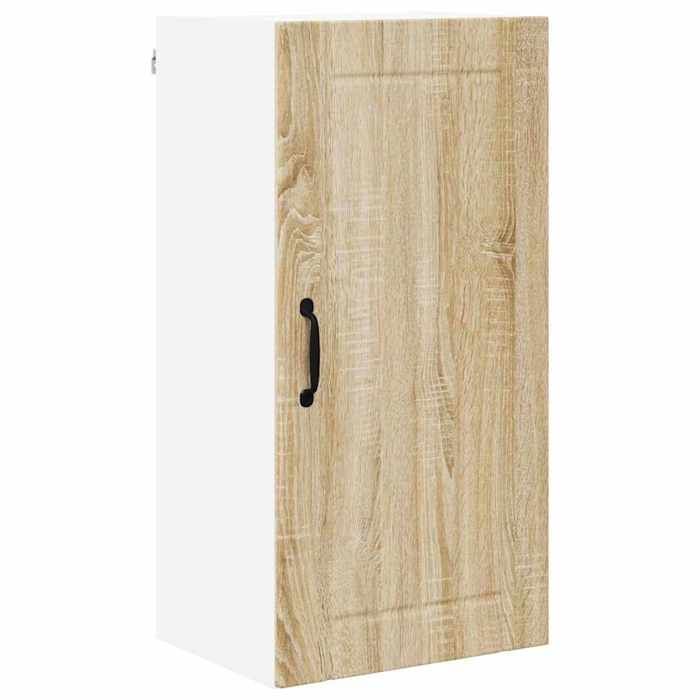 BEL-ACHAT* Meuble de stockage Moderne - design bas - Colonne de cuisine avec étagère Chêne Sonoma 40x31x80cm @Promo4147010