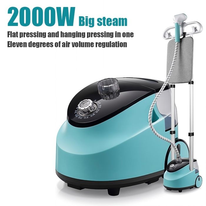 Machine à repasser à vapeur - Defroisseur Vapeur Vertical - 2000W - Réservoir 15L - Temps de chauffe 35s - 11 niveaux de vapeur - Joulli