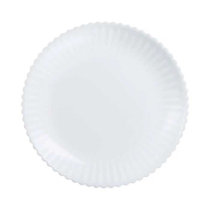 6 assiettes à dessert blanches 19 cm Bloom - Luminarc