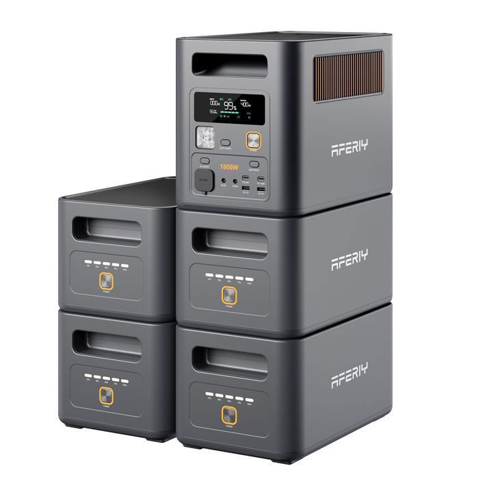 Station dalimentation portable - AFERIY - P180Pro - Extensible jusquà 5120Wh - 1800W - LiFePO4